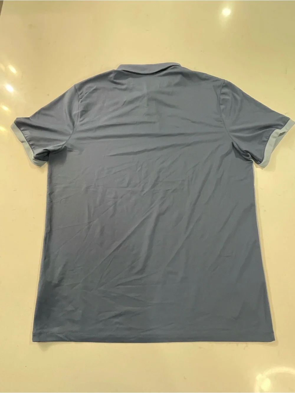 Nike Golf Dri-FIT Men's Large Blue Colorblock Polo Shirt 725527-404
